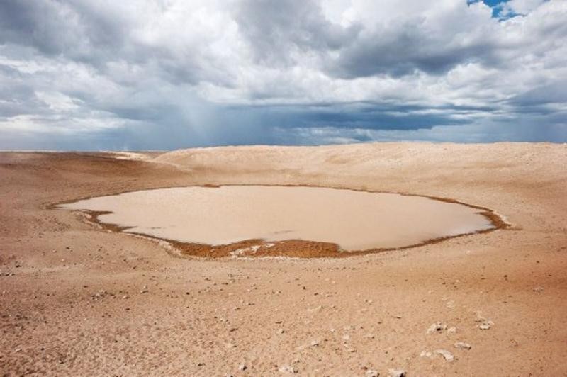 Water pollution extends to the desert. Water purifier become